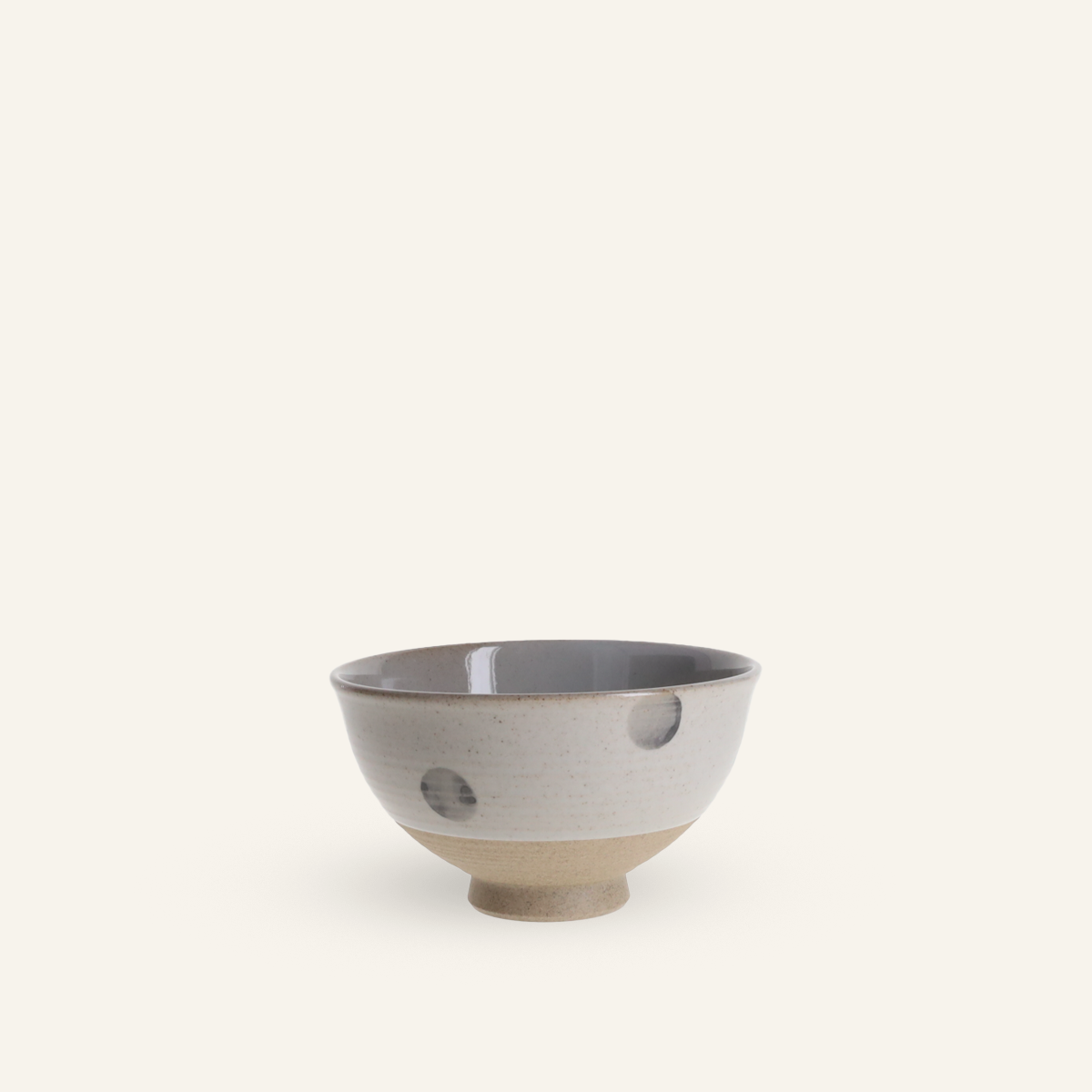 Bol à riz à pois céramique Aritayaki "mizutama"