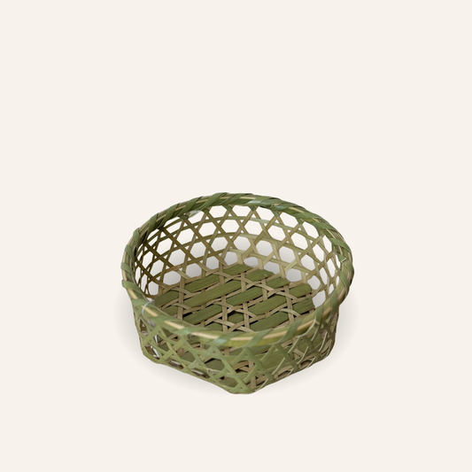 Corbeille ronde en bambou Mutsume
