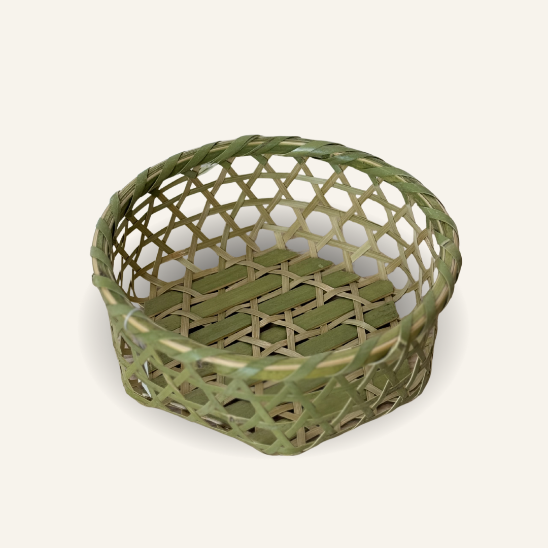 Corbeille ronde en bambou Mutsume