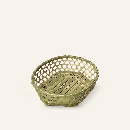 Mutsume Oval Bamboo Basket - Small (26.5cm)
