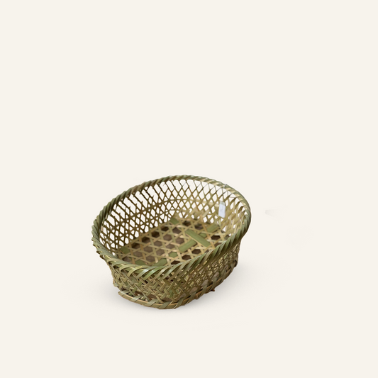 Chawan Mego Oval Bamboo Drainer - Small (Ø24.5cm)