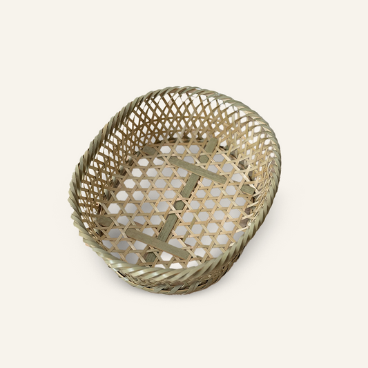 Chawan Mego Oval Bamboo Drainer - Large (Ø29cm)