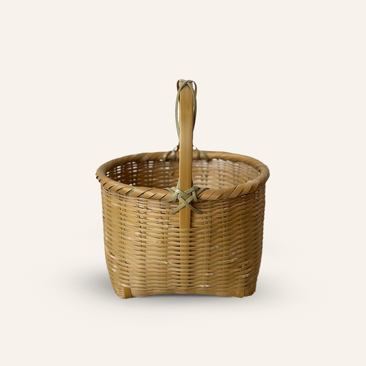Kaimono Kago Bamboo Shopping Basket - Small (Ø22cm)