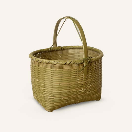 Kaimono Kago Bamboo Shopping Basket - Small (Ø22cm)
