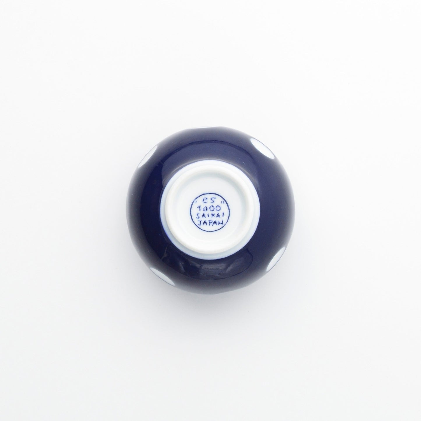 Tasse à thé bleue en porcelaine Aritayaki "Negaposi"