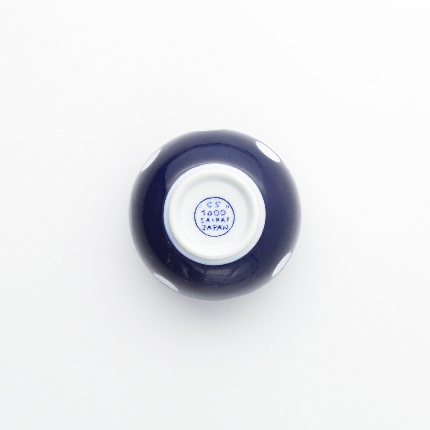 Tasse à thé bleue en porcelaine Aritayaki "Negaposi"