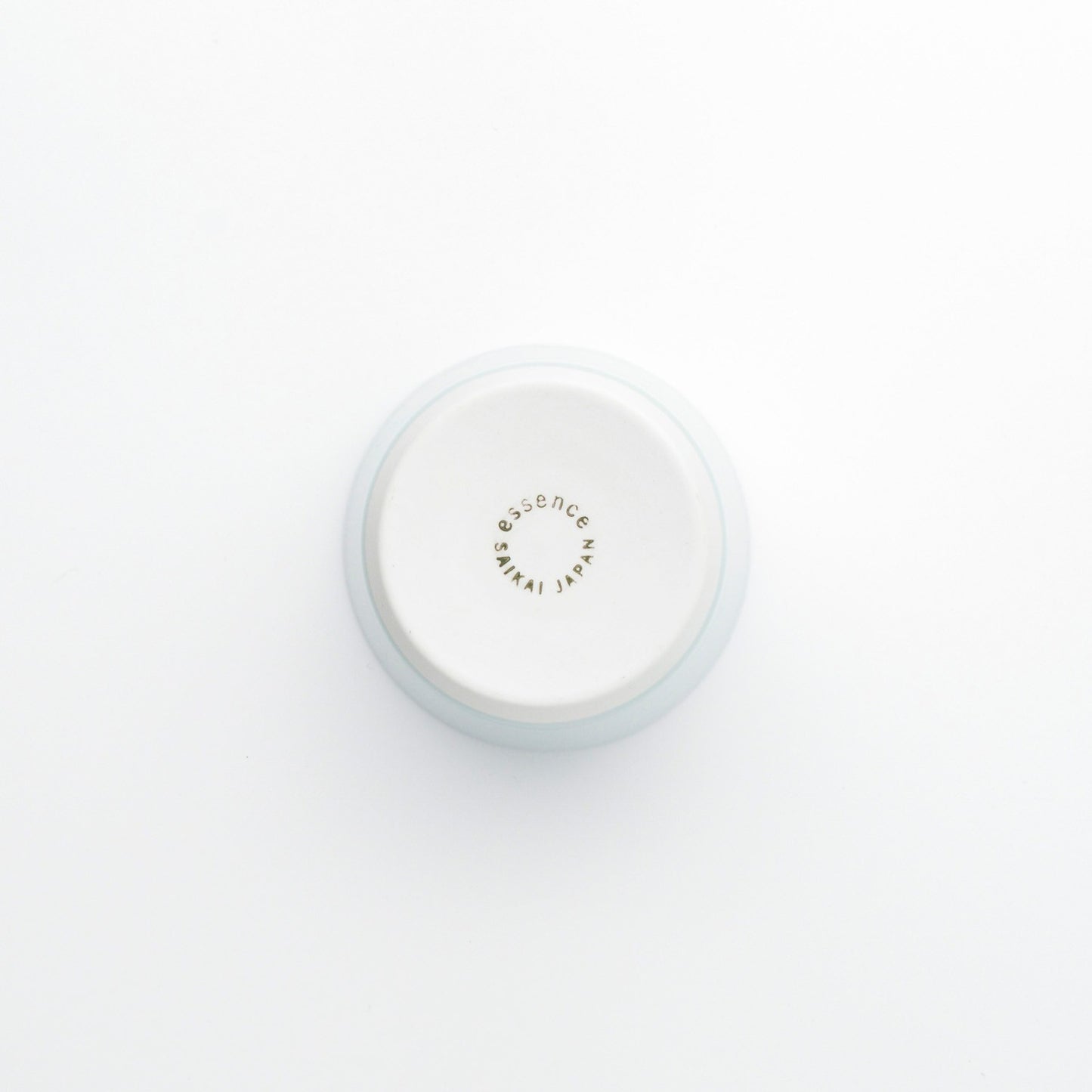 Tasse bleue en porcelaine Hasamiyaki "Essence of life"