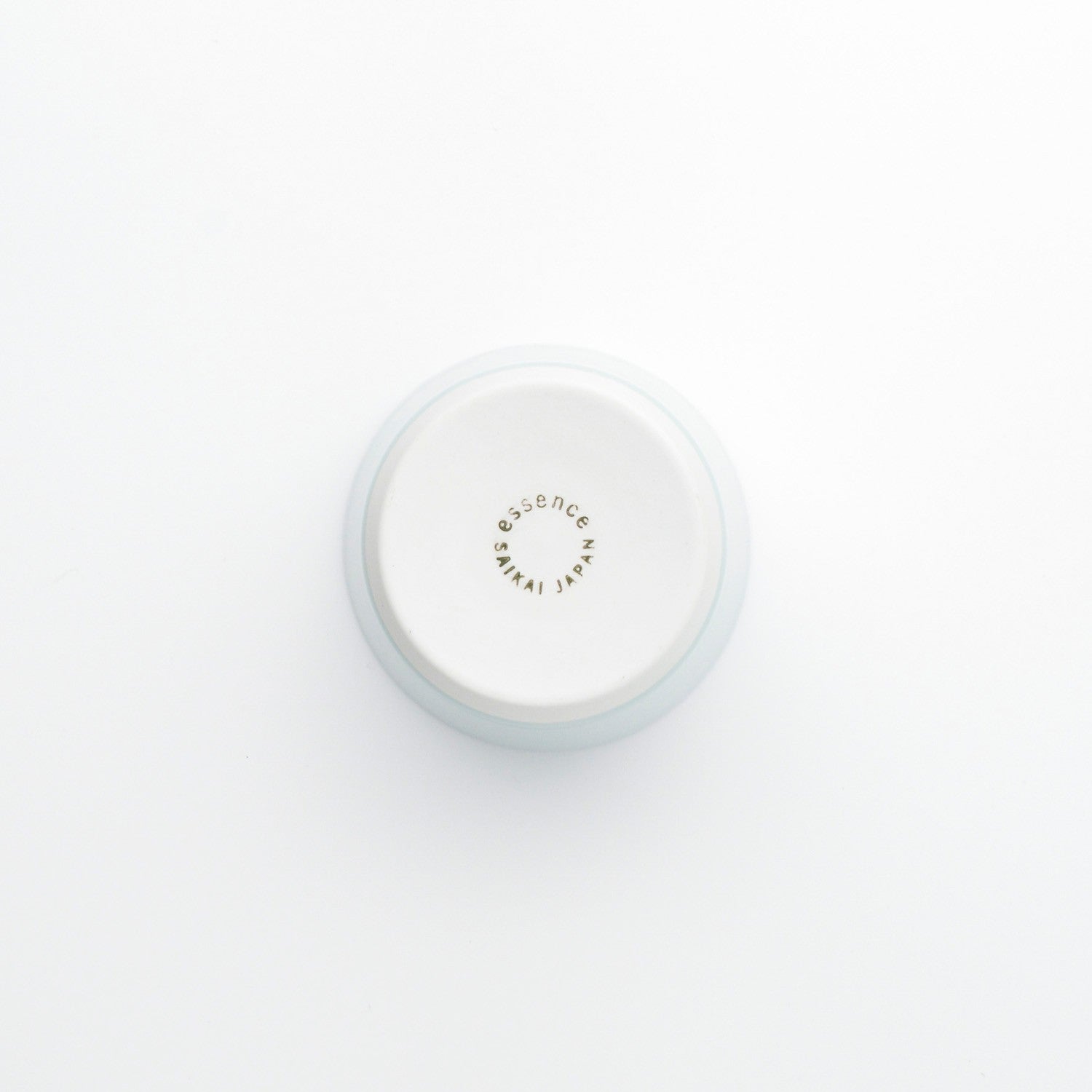 Tasse bleue en porcelaine Hasamiyaki "Essence of life"