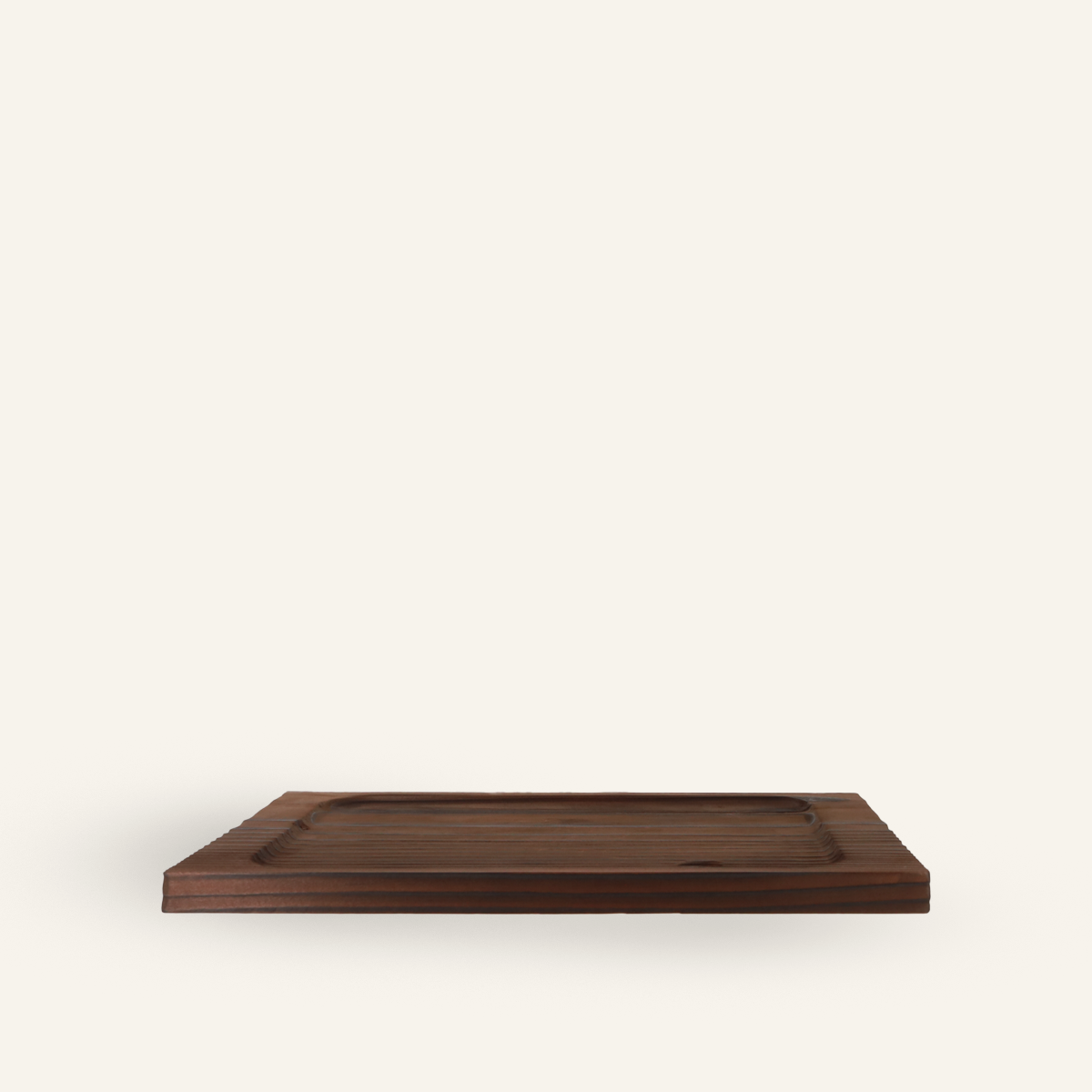 Cedar "yaki sugi" tray