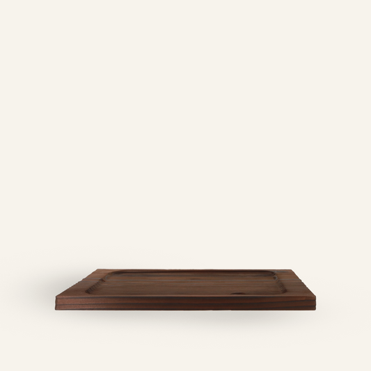 Plateau en cèdre "yaki sugi"
