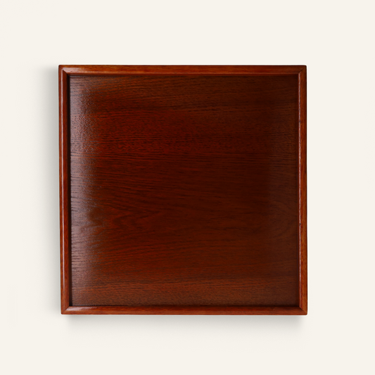 Plateau en bois carré Echizen "otegaru"