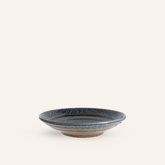 Petite assiette creuse faïence fine Minoyaki "mingei"