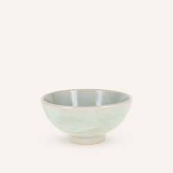 Setoyaki "hakuun" ceramic rice bowl