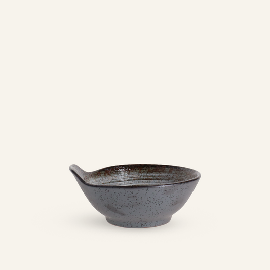 Small Tonsui bowl, fine earthenware Minoyaki "usugi"