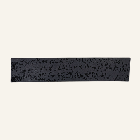 Long rectangular ceramic Bankoyaki "yuuraku" plate
