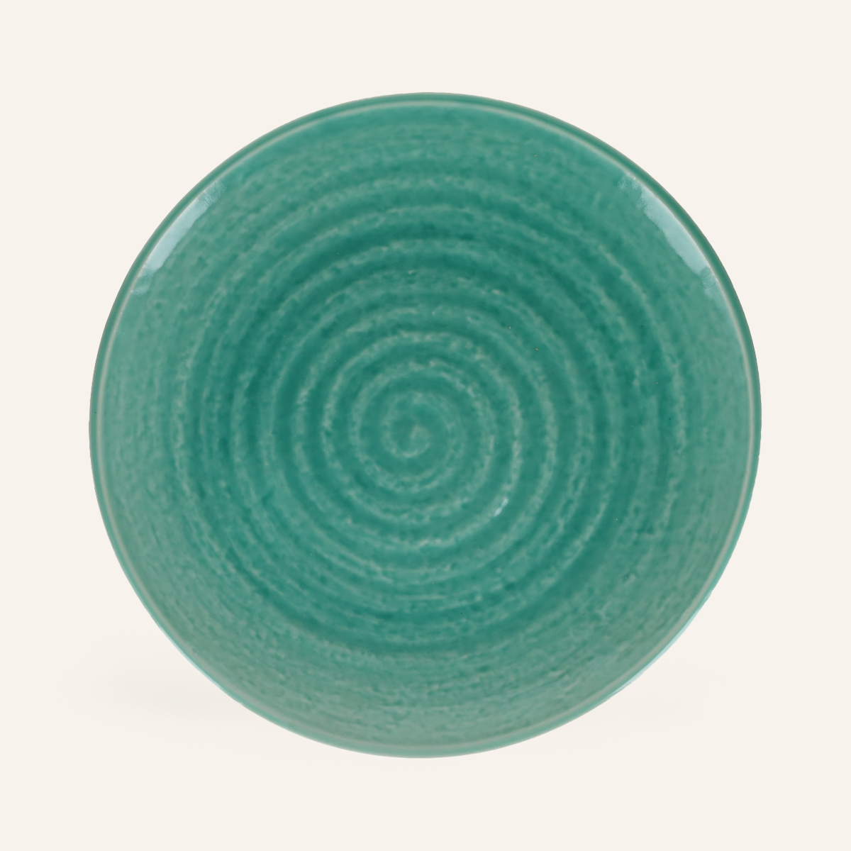Large fine earthenware plate Bankoyaki "toruco"