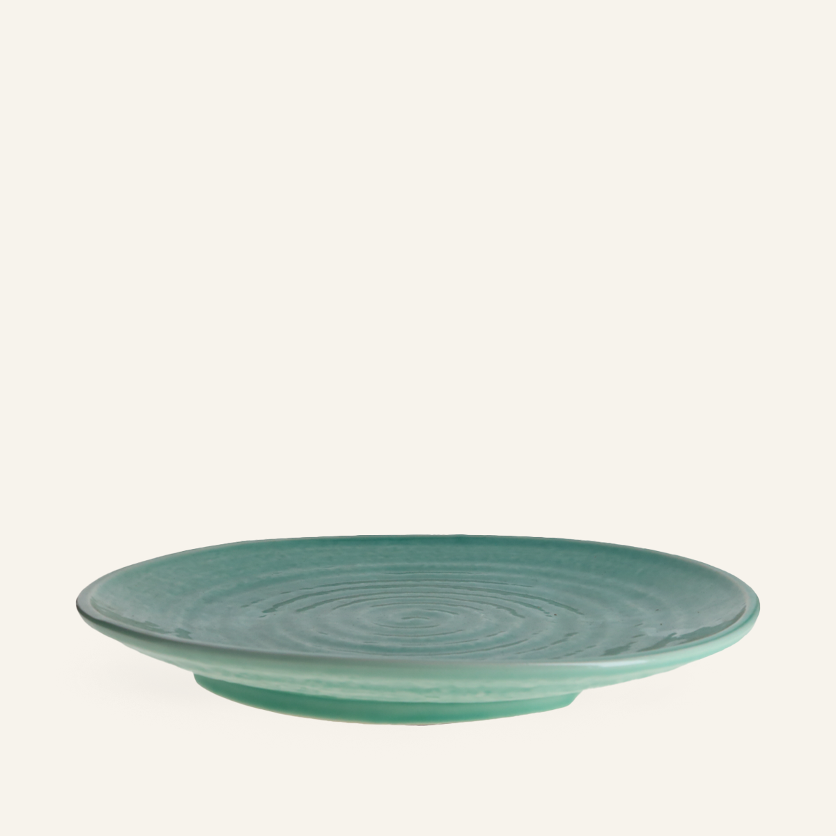 Large fine earthenware plate Bankoyaki "toruco"