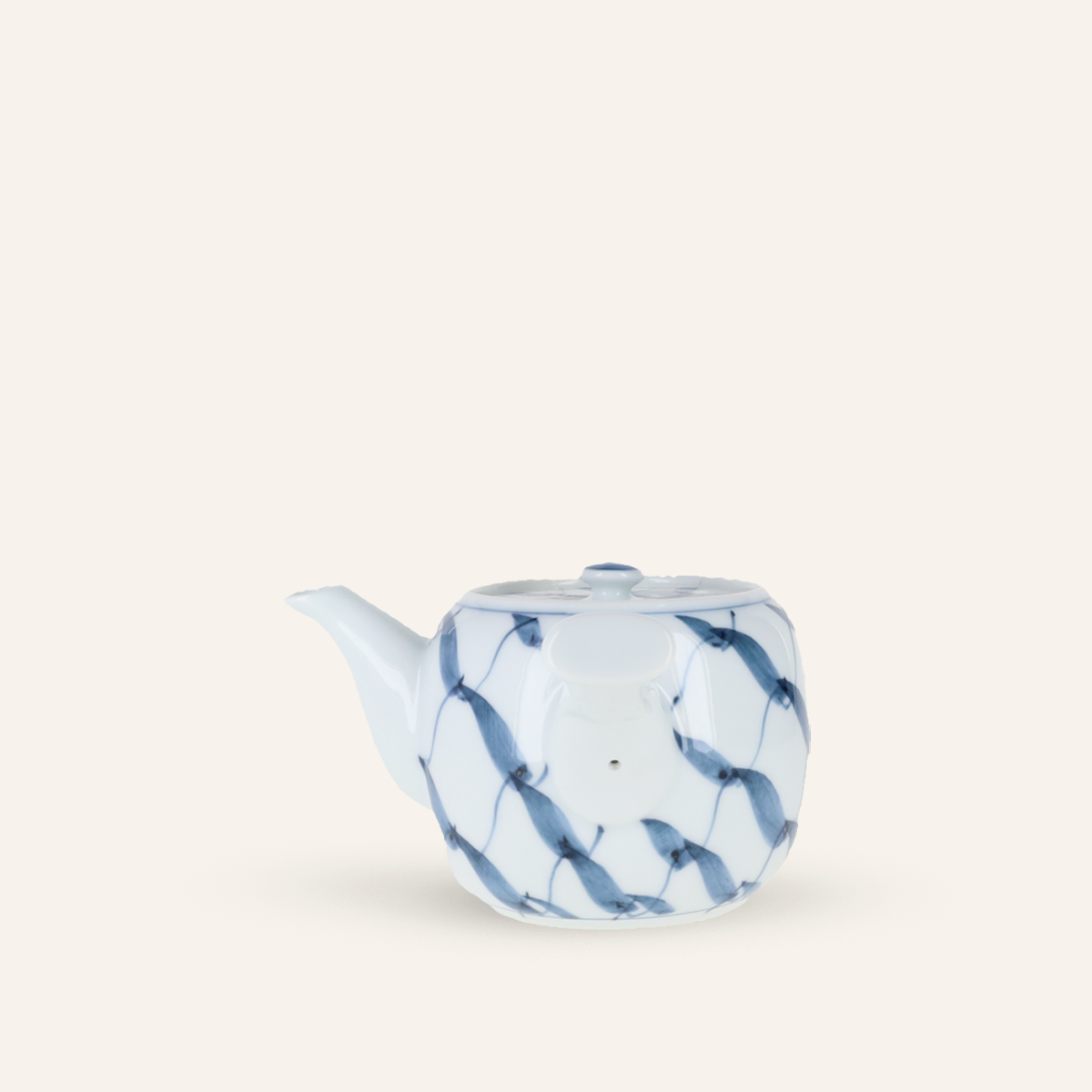 Théière traditionnelle Kyusu en porcelaine Aritayaki "kyoumou"