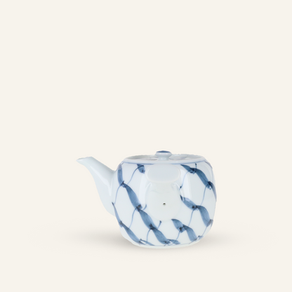 Théière traditionnelle Kyusu en porcelaine Aritayaki "kyoumou"