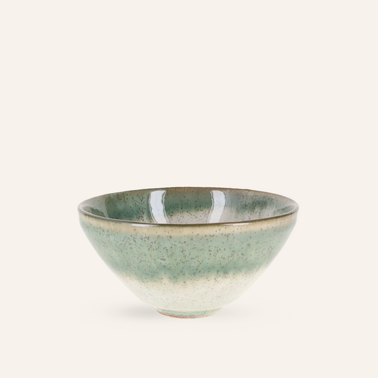 Minoyaki "natsu" ceramic matcha bowl