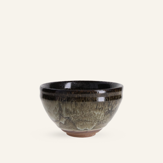 Minoyaki "shouzan" ceramic matcha bowl