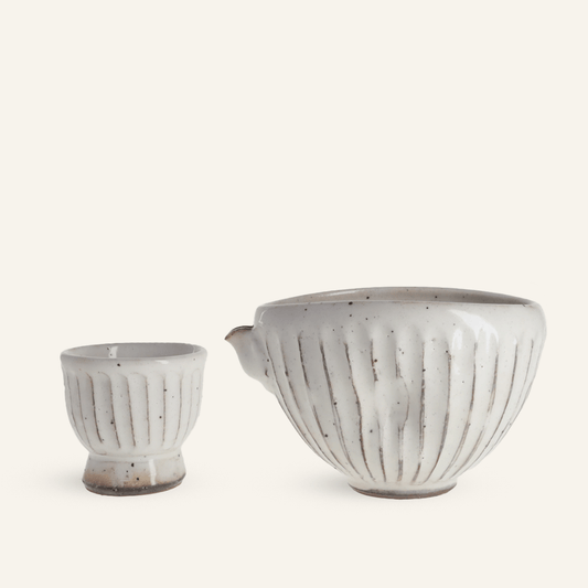 Tasse à saké céramique Minoyaki "konabiki"
