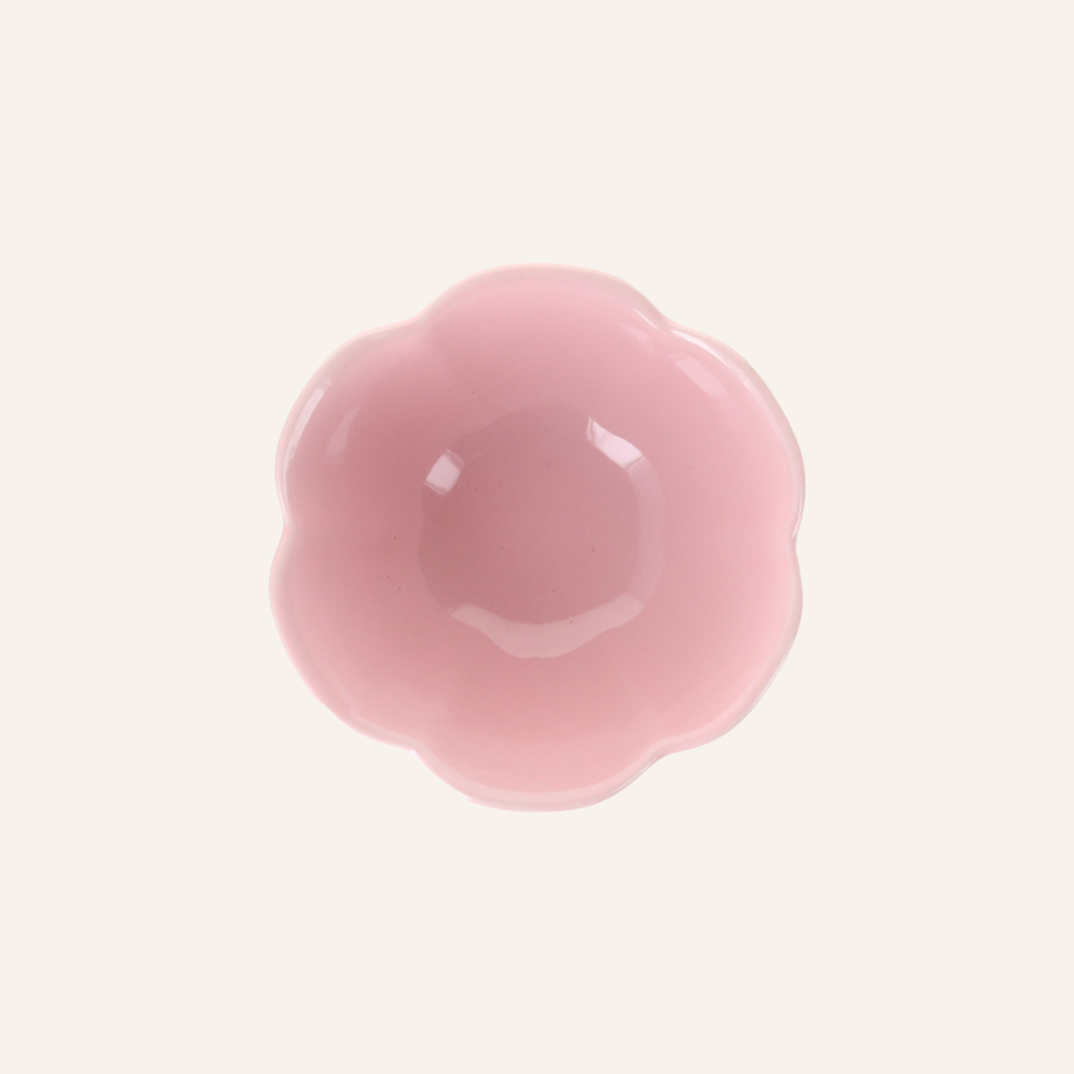 Petit bol rose faïence fine Setoyaki "mankai"