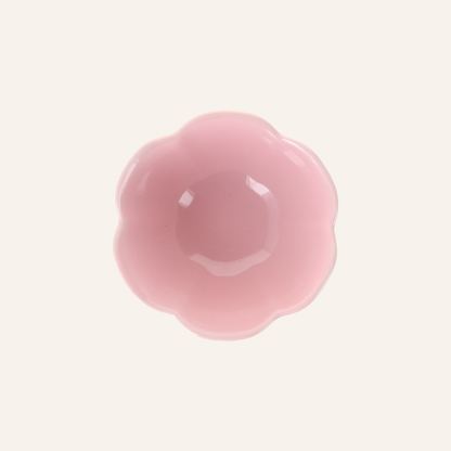Petit bol rose faïence fine Setoyaki "mankai"