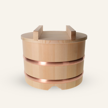 Ohitsu rice bucket with lid