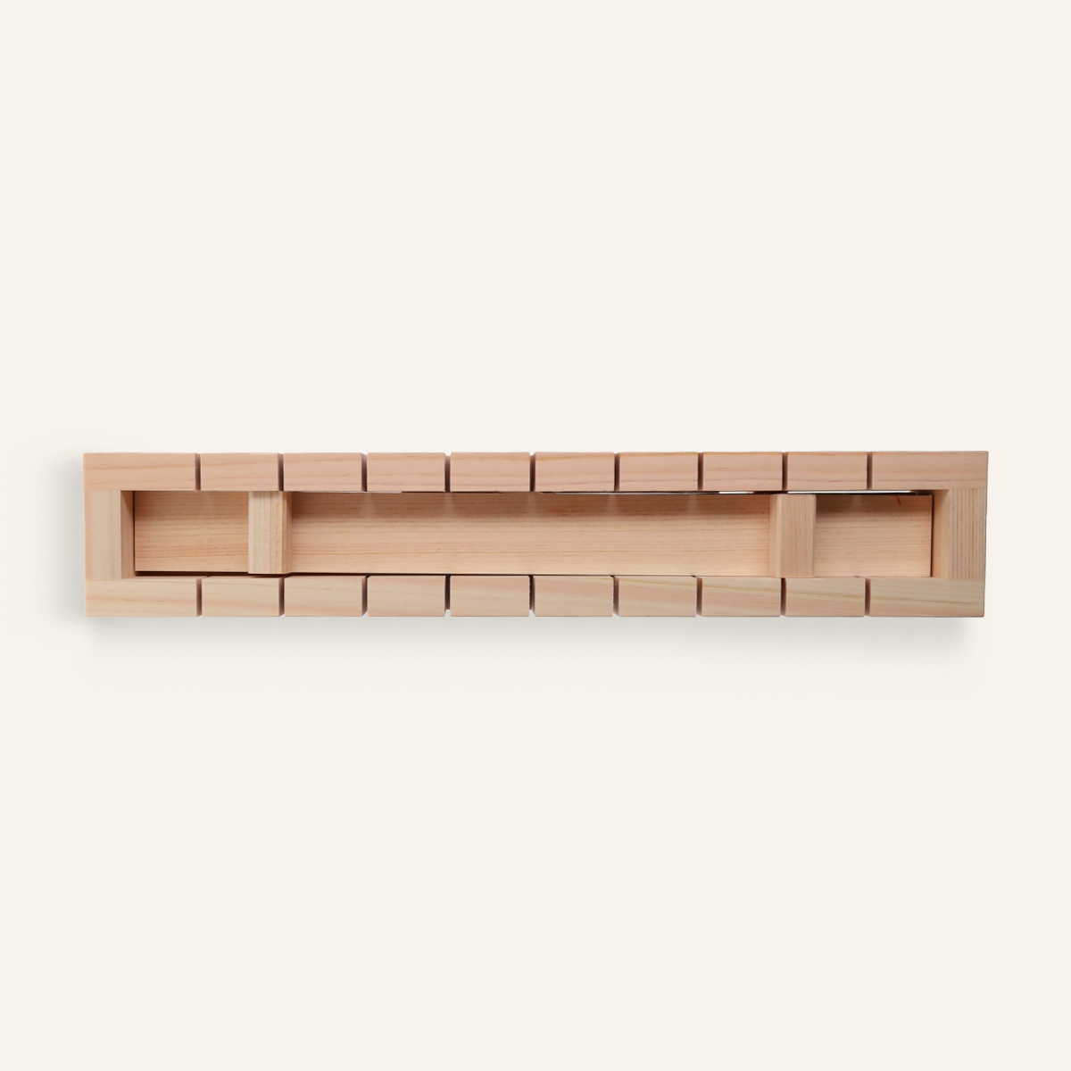 Presse à oshizushi en cyprès Hinoki (10 sushis)