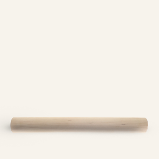 Rouleau à pâte en bois