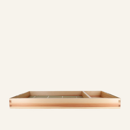 Plateau à soba en cèdre Sugi pour Itasoba