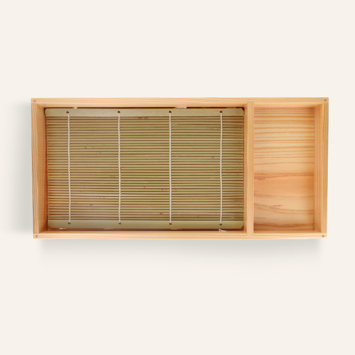 Plateau à soba en cèdre Sugi pour Itasoba