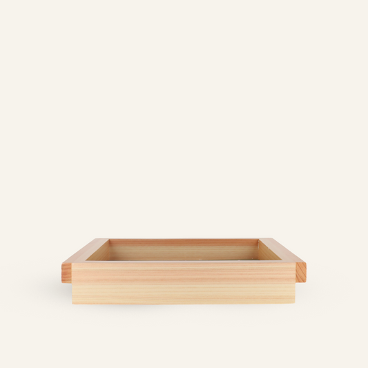 Petit plateau à soba en bois pour Itasoba