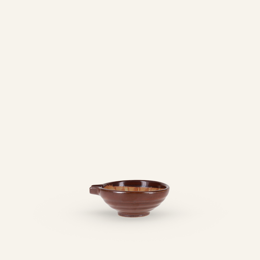 Small Japanese mortar Suribachi fine earthenware Setoyaki "sabi"