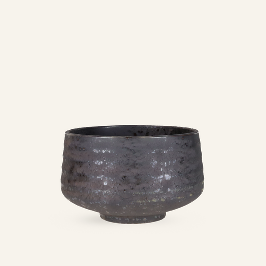 Minoyaki "Kinkessho" fine earthenware matcha bowl