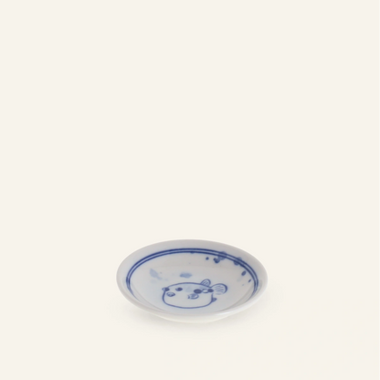 Coupelle en porcelaine "Poisson-globe"