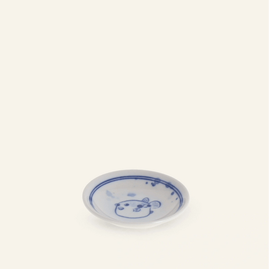 Coupelle en porcelaine "Poisson-globe"