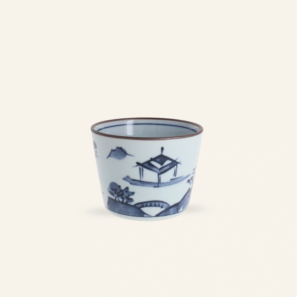 Bol en porcelaine blanc "Sansui"