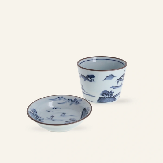 Bol en porcelaine blanc "Sansui"