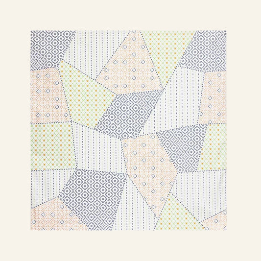 Furoshiki en coton "Broderie japonaise"