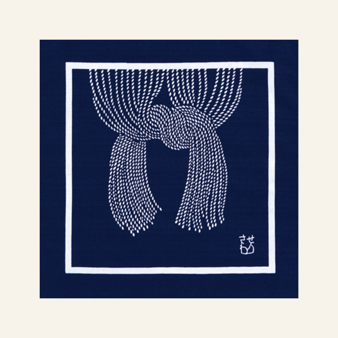 Cotton Furoshiki "Braided Curtain" by Keisuke Serizawa