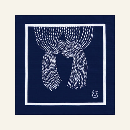 Cotton Furoshiki "Braided Curtain" by Keisuke Serizawa