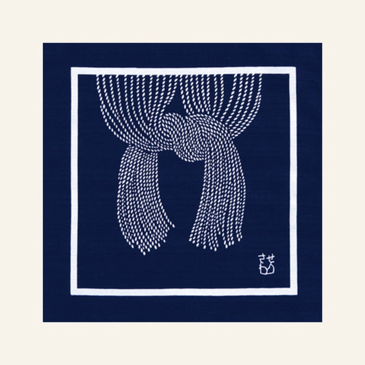 Furoshiki en coton "Rideau tressé" par Keisuke Serizawa