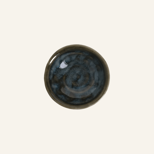 Small fine earthenware bowl Setoyaki "sunadokei"