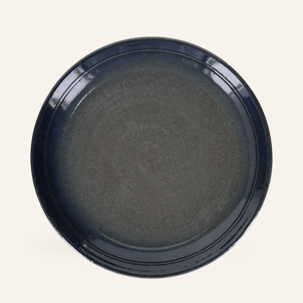 Assiette faïence fine Minoyaki "kasamakasa"