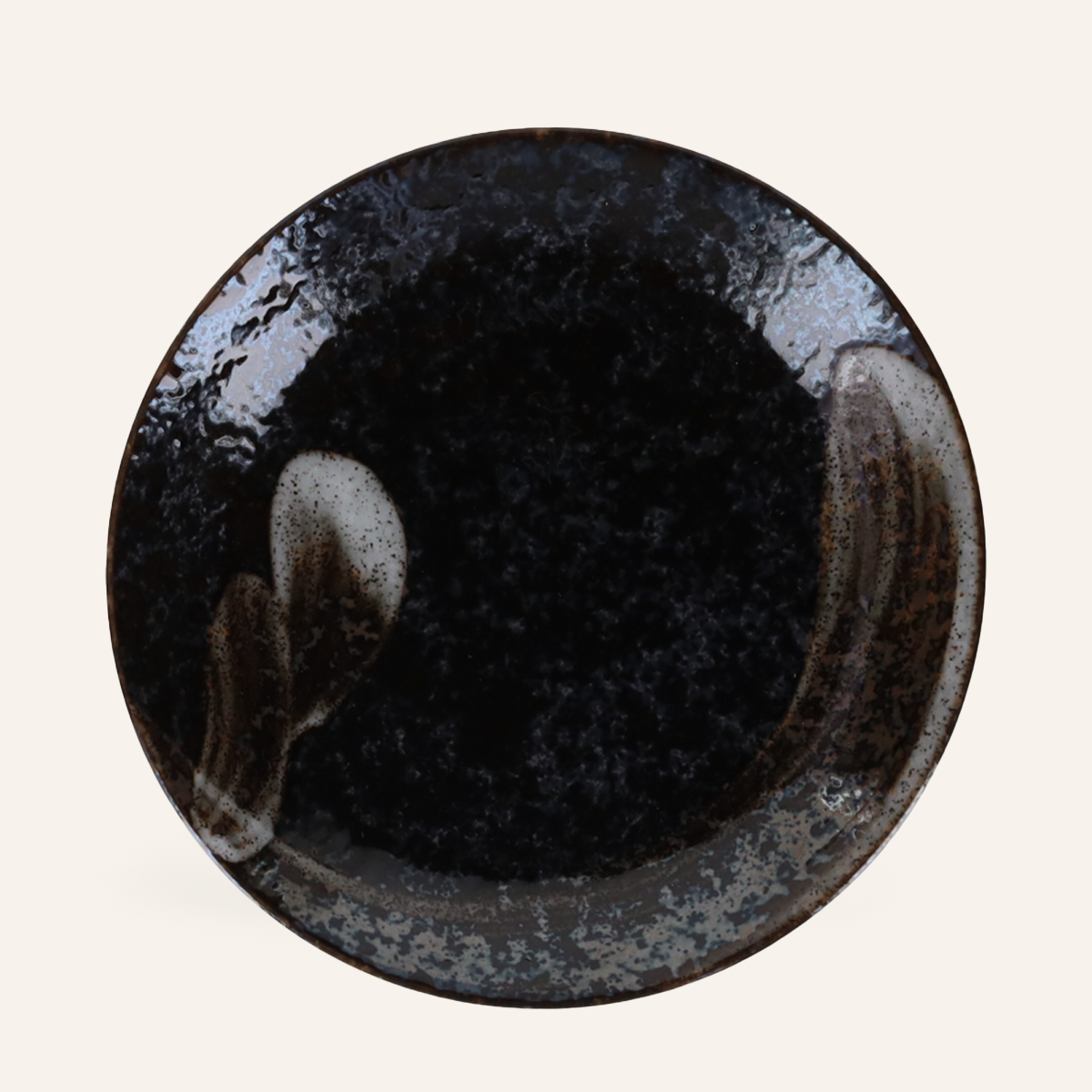 Assiette creuse faïence fine Minoyaki "Mitsuwa"