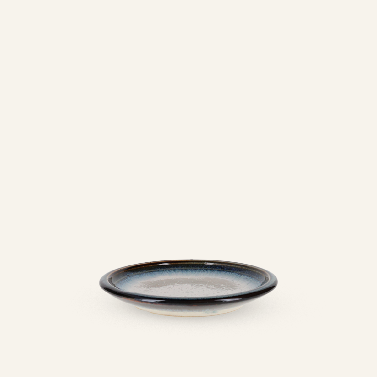 Small fine earthenware plate Minoyaki "hyouzan"