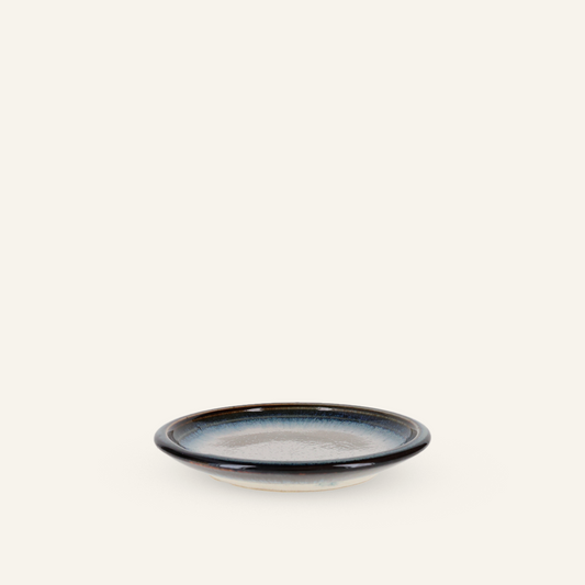 Small fine earthenware plate Minoyaki "hyouzan"