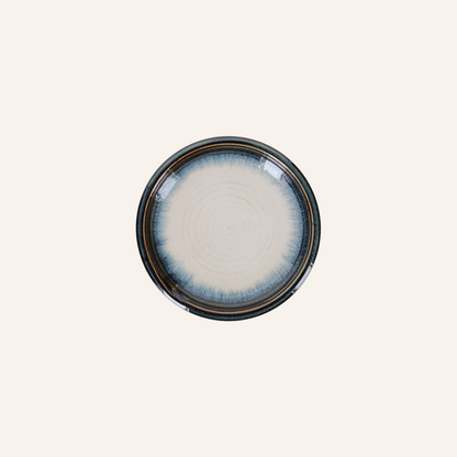 Small fine earthenware plate Minoyaki "hyouzan"